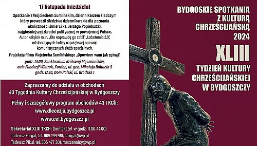 Sumliński kończy Tydzień Kultury Chrześcijańśkiej w Bydgoszczy