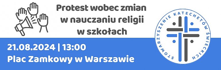 Katecheci i rodzice zaprotestują w Warszawie