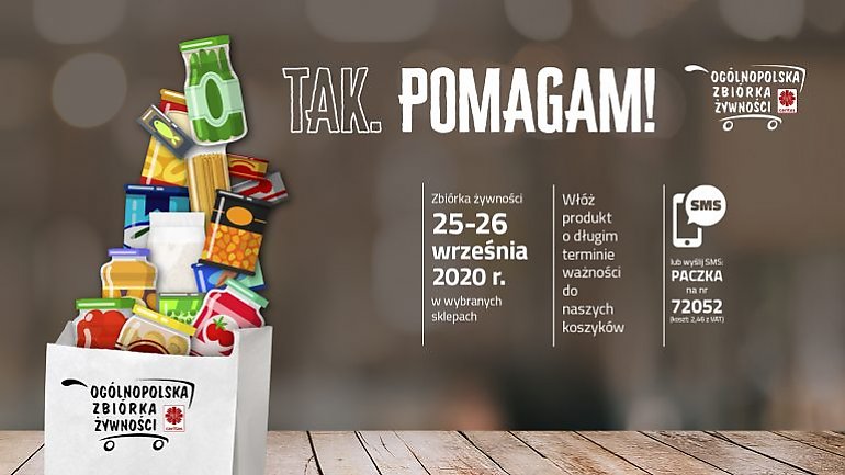 „Tak. Pomagam!” czyli XVIII Zbiórka Żywności Caritas 